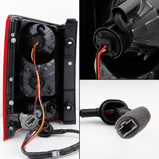 Fits 2009-15 Honda Pilot Red Tail Light Brake Lamp Driver Left Side Replacement