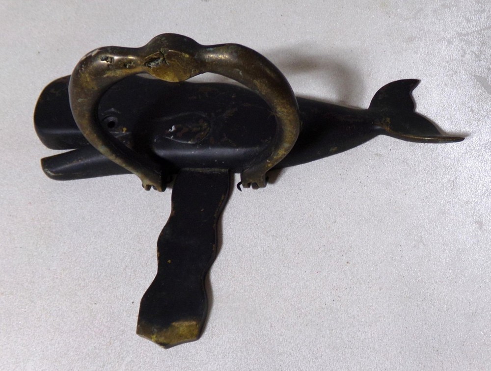 Cast Bronze Whale Doorknocker Door Knocker