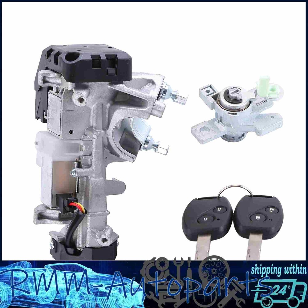 FOR 2005-2010 ODYSSEY IGNITION & DOOR LOCK CYLINDER SWITCH ASSEMBLY SET 2 KEYS