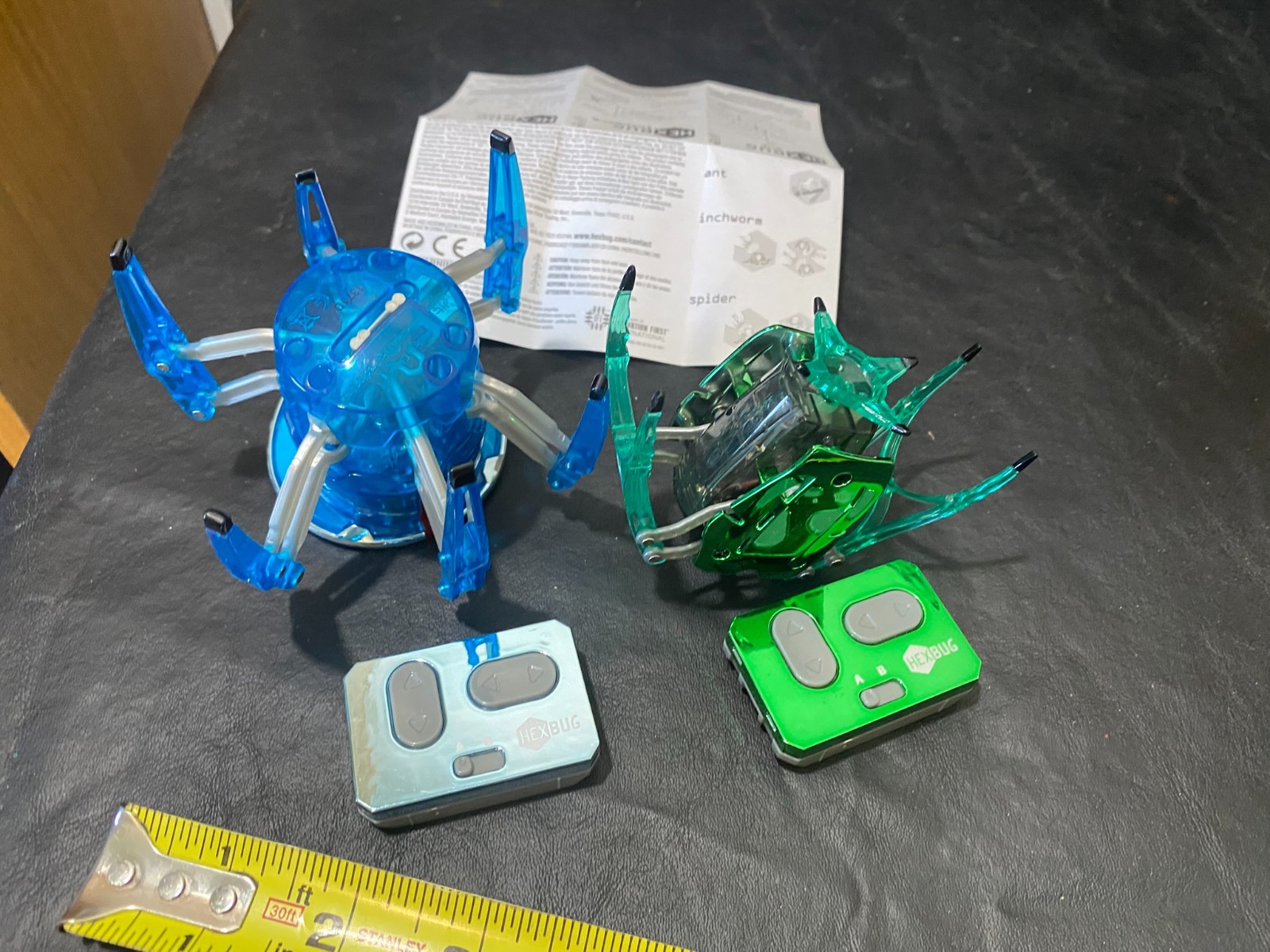 hexbug ant inchworm spider remote hex bug pre-owned