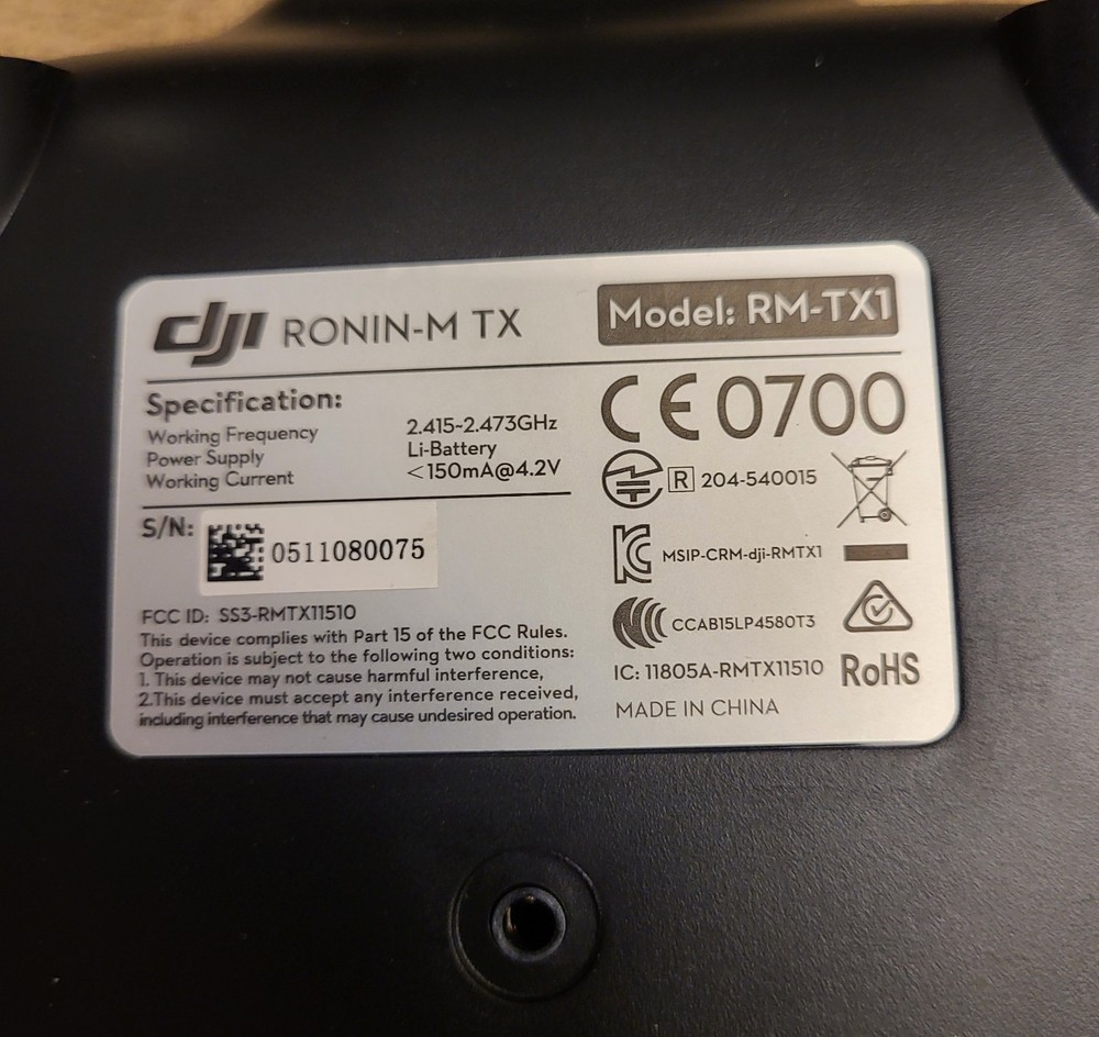 DJI Ronin-M Remote Controller RM-TX1