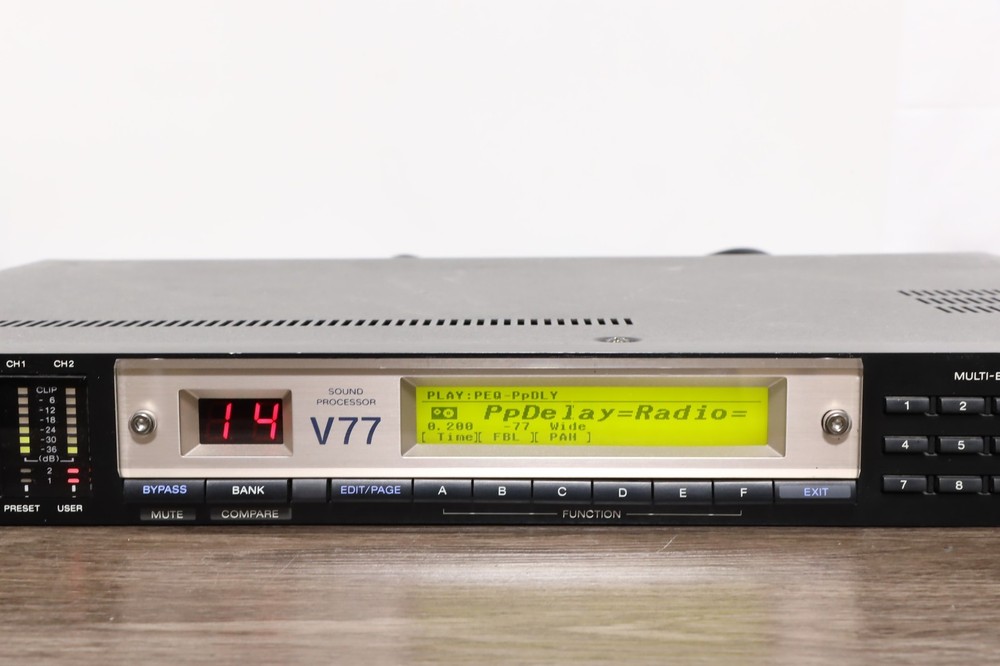 Repaired Sony DPS-V77 DPS Multi Effects Processor item W/Step-down transformer