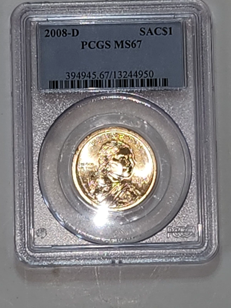 2008-D $1 Sacagawea Dollar PCGS MS67!