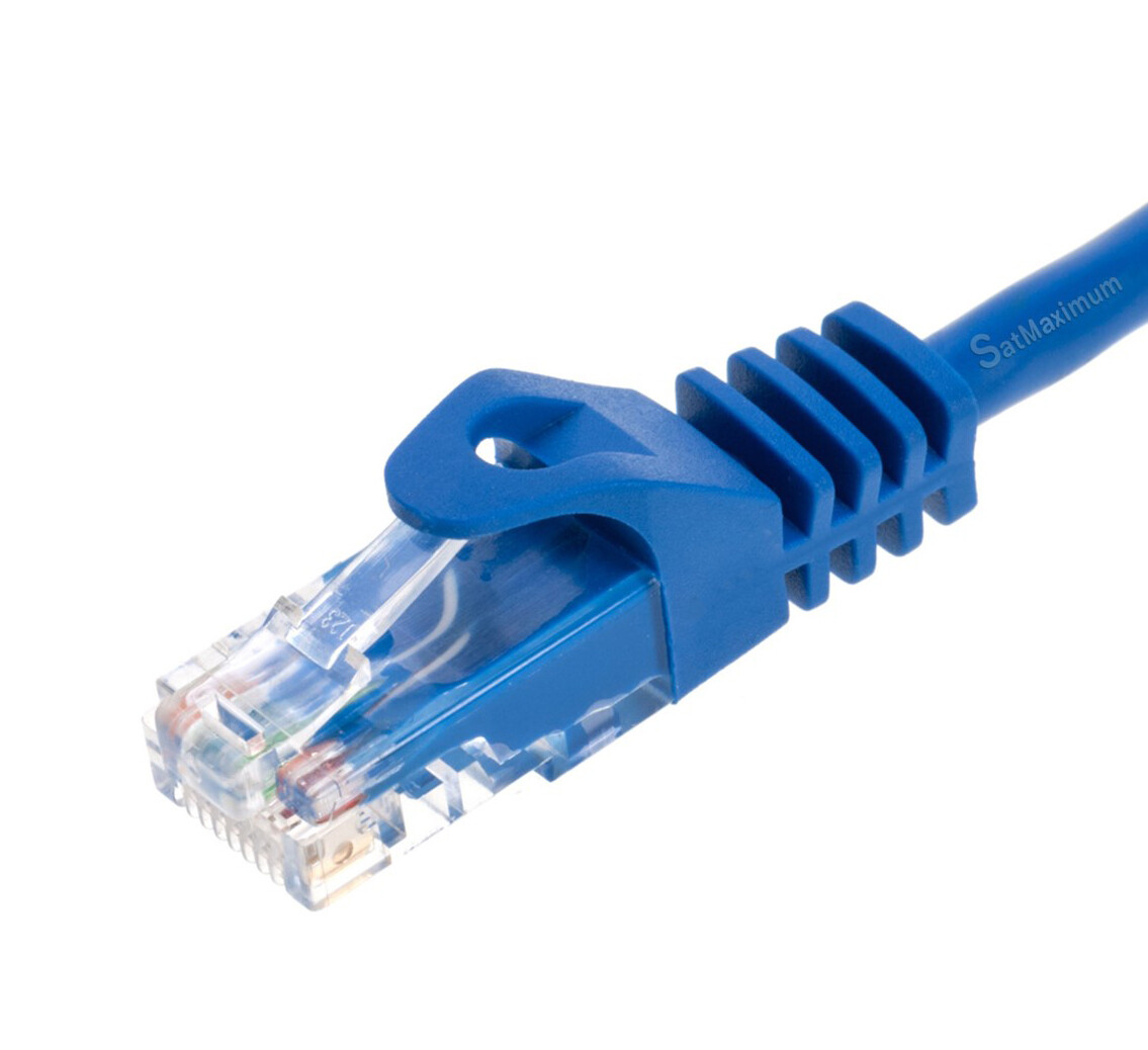 CAT5 Ethernet Patch Cable RJ-45 Internet Cord Blue 25FT- 200FT Multi-Pack LOT