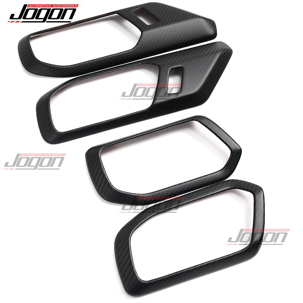Matte Carbon For Ford Bronco U725 Raptor 2021+ Interior Door Handle Decor Trims