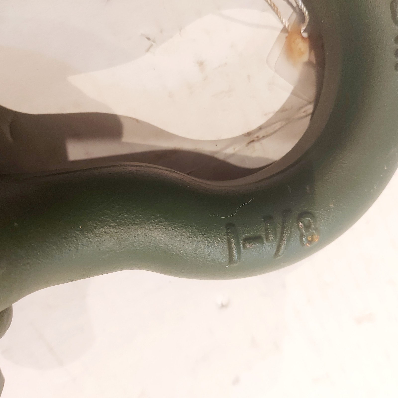 NOS Shackle 9.5T, 1-1/8", 12378642-004, WLL9.5T, 4030-01-391-9599, FMTV