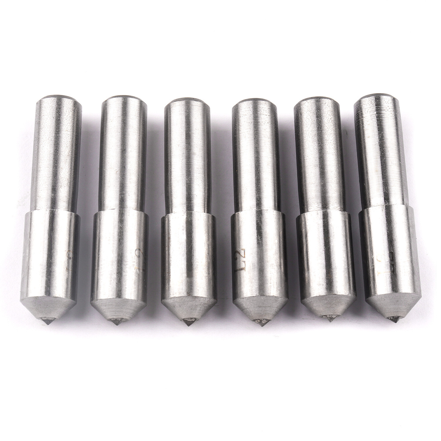 6pcs Natural Single Point Diamond Dresser Grinding Wheel Disc Dressing Pen Tool
