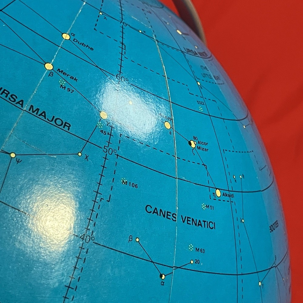 Vintage 12" Apollo Celestial Globe Replogle 1971 / Star Constellation / Flaw