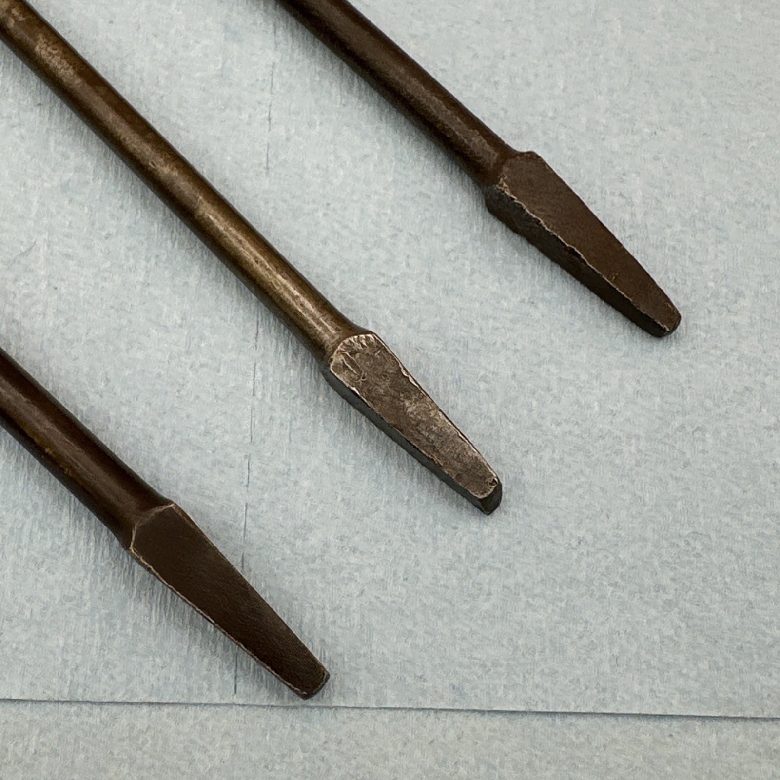Three Cintage Russell Jennings Auger Bits
