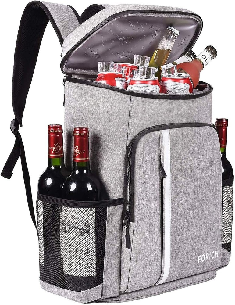 Backpack Cooler Leakproof Insulated Waterproof Backpack Cooler Bag, Light