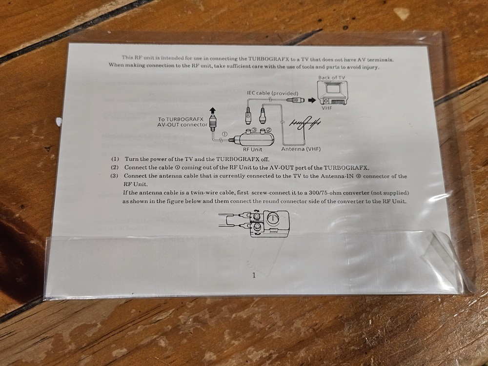 TurboGrafx Accessories Pack For PAL Console
