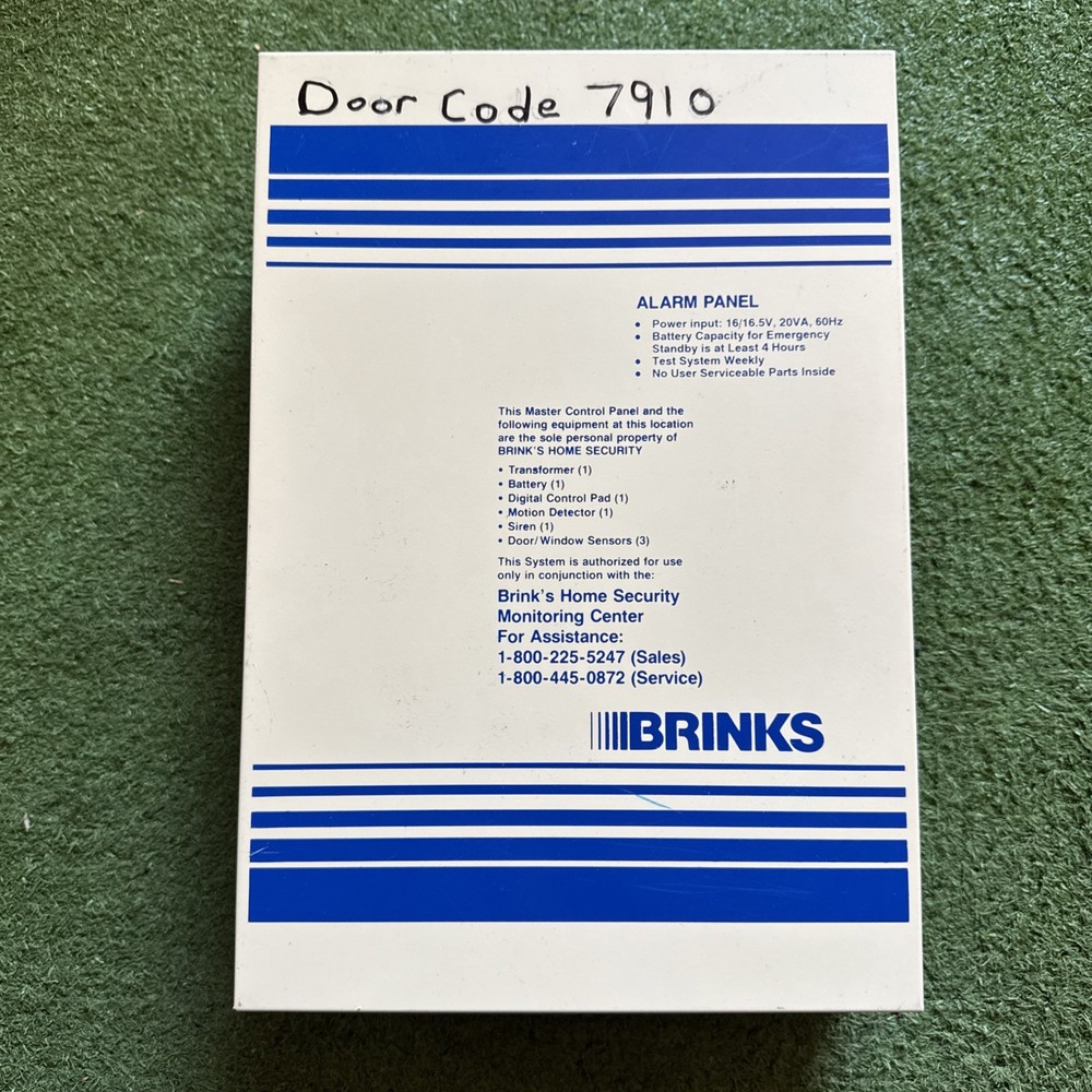 Brinks BHS-1000C Alarm Control Panel