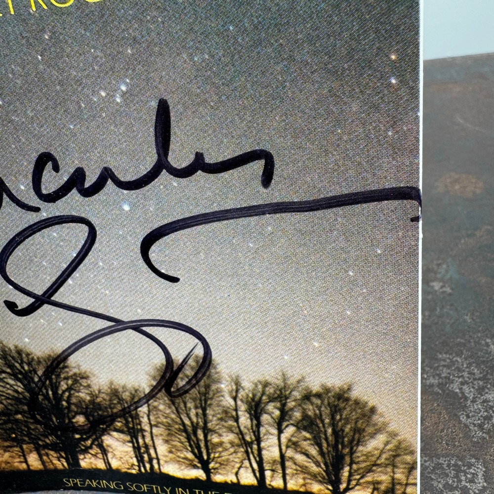 GARNET ROGERS - Speakling Softly in the Dark CD INSERT - SIGNED