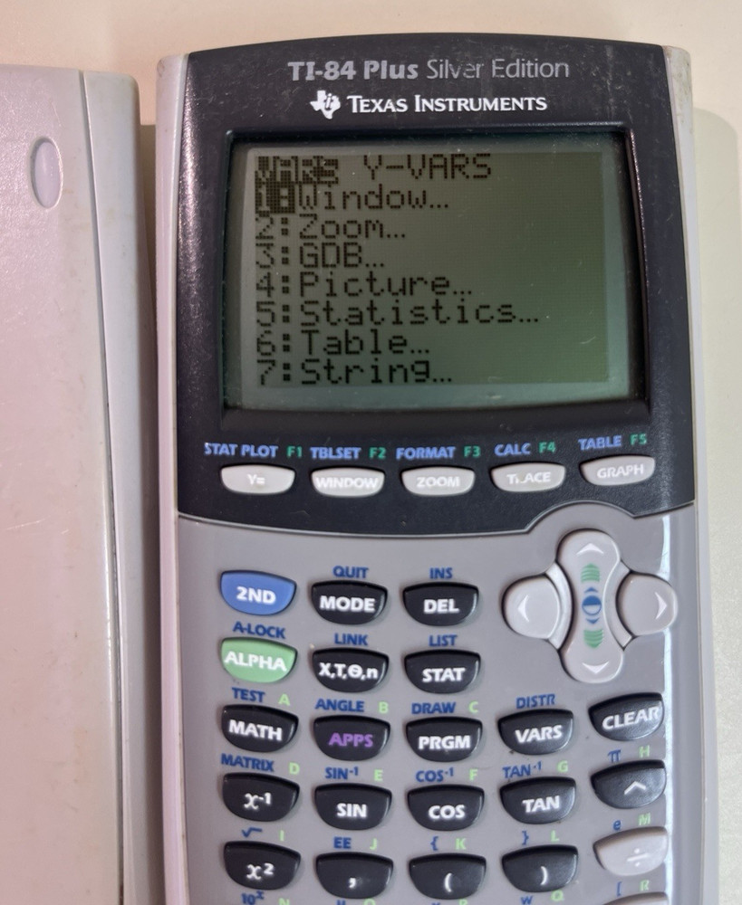 Texas Instruments TI-84 Plus Silver Edition Graphing Calculator, Batteries Works