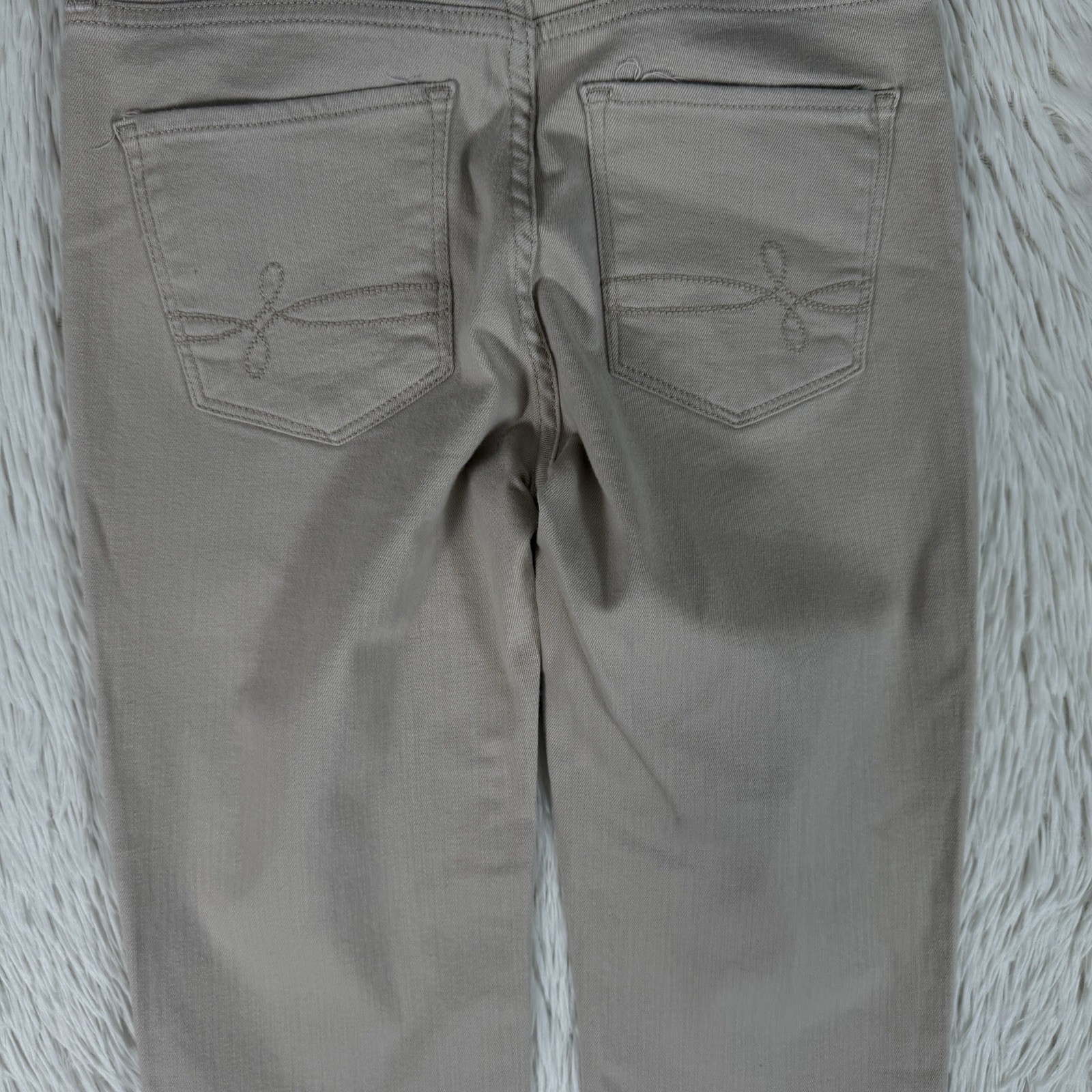 Denizen From Levi's Tan Mid-Rise Cuffed Capri Denim Jeans Women's Size 2