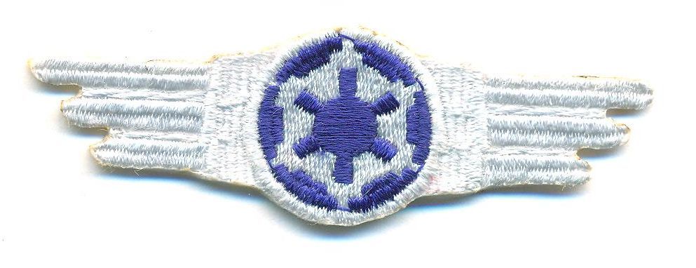 STAR WARS BLUE PILOT WINGS PATCH - STW55