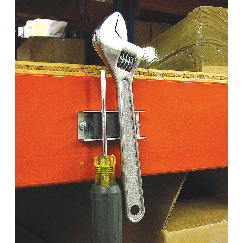 Master Magnetics 7575 25 lbs. Pull Ceramic Latch Magnet Steel Channel Assembly