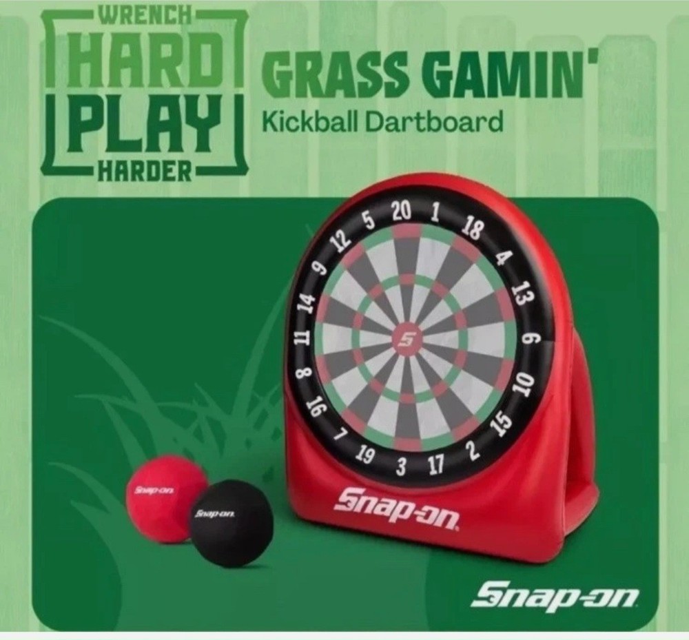 Snap On Tools Yard Kickball Dartboard - NEW