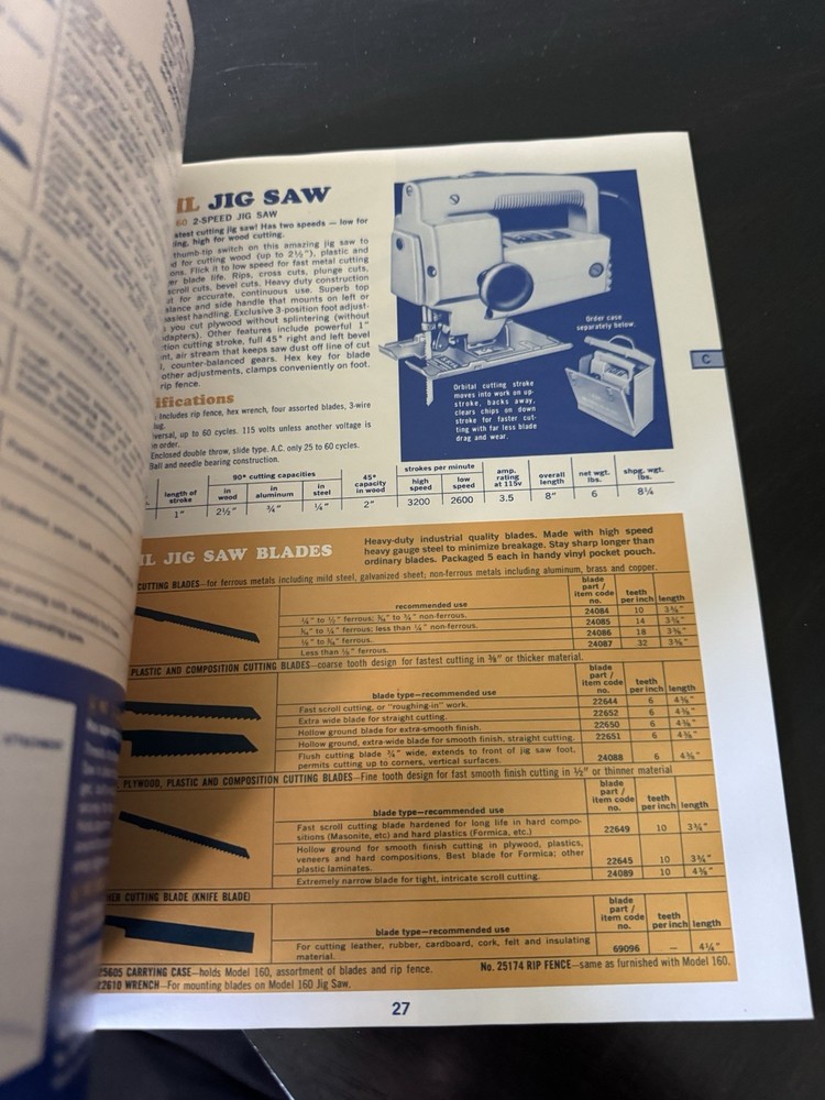 Vintage Skip Power Tools Catalog No. I 119