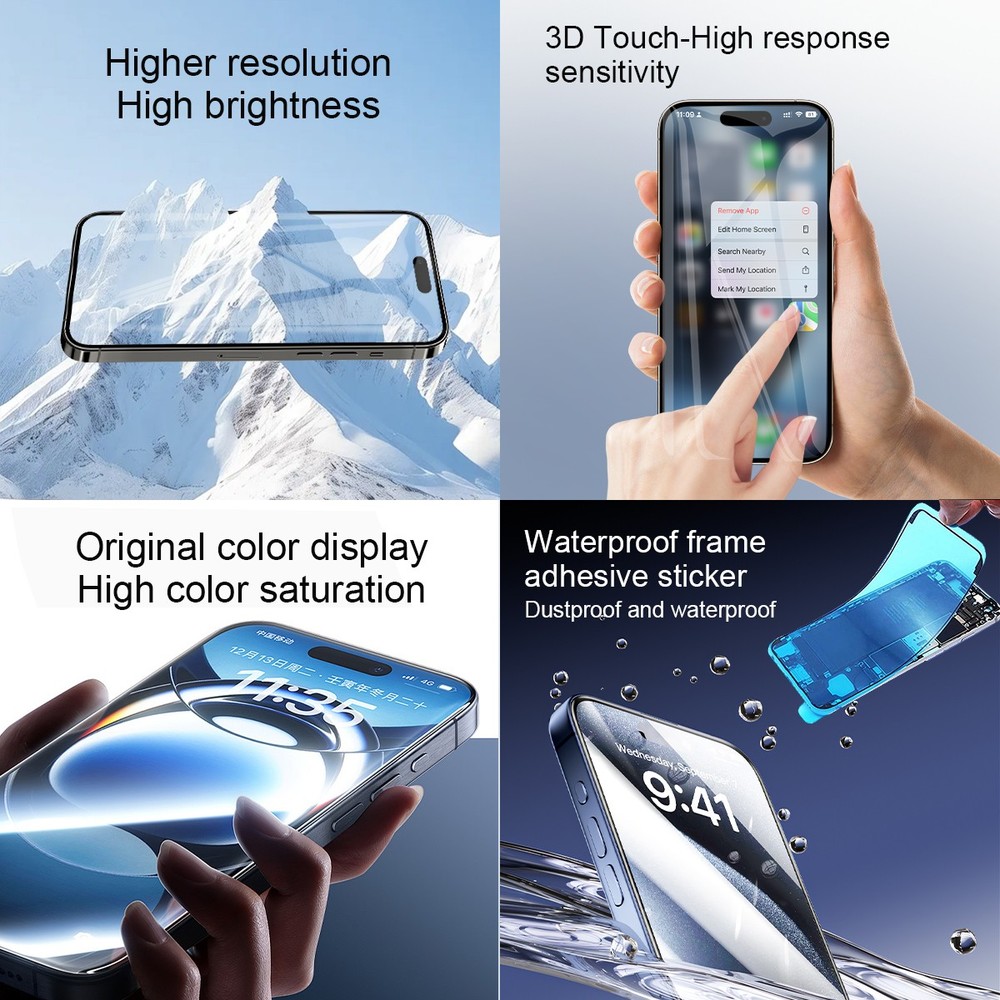 OLED For iPhone 15 Pro Max Touch Screen Replacement Display Digitizer Repair Kit