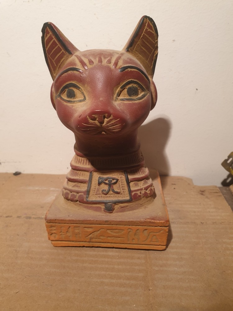 EXTREMELY ACTIVE Haunted Ancient Stone Cat Statue Paranormal Miracles & Protecti