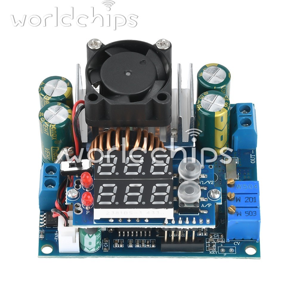 9-50V 15A Adjustable Step-down Module Solar MPPT Boost Charging Module Regulator