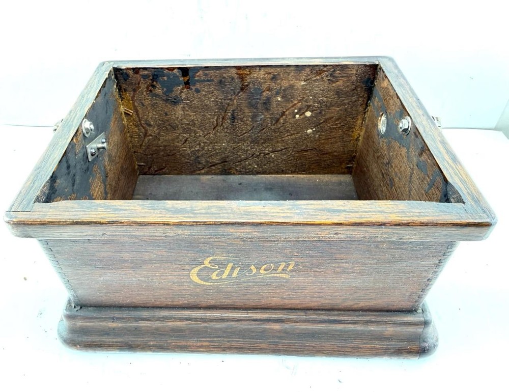 Case Bottom Edison w/Latches Fireside Phonograph, Any Model