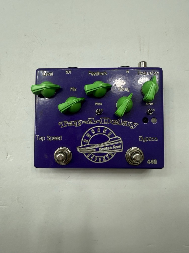 Cusack Music Tap-A-Delay Digital Delay Tap Tempo Modulation Guitar Effect Pedal