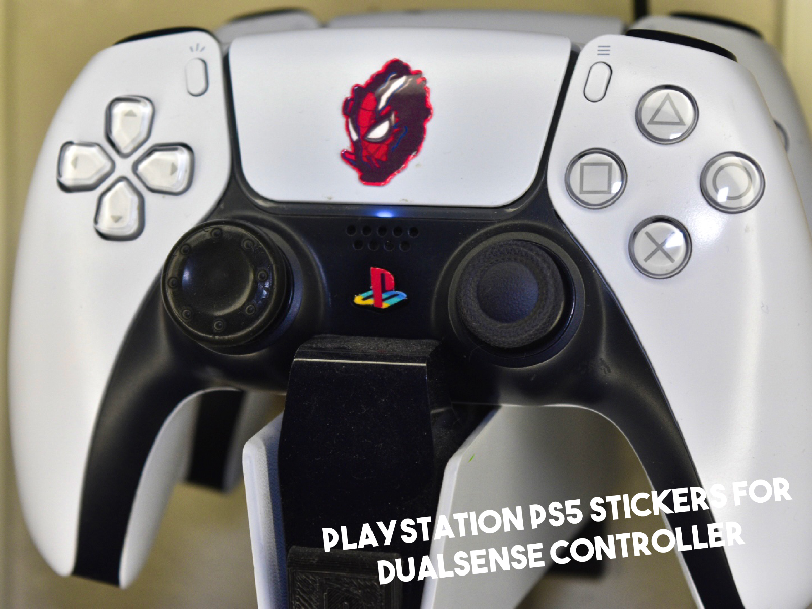 PlayStation 5 PS5 Pad Controller PS Power Button Vinyl Overlay Sticker PS Logo