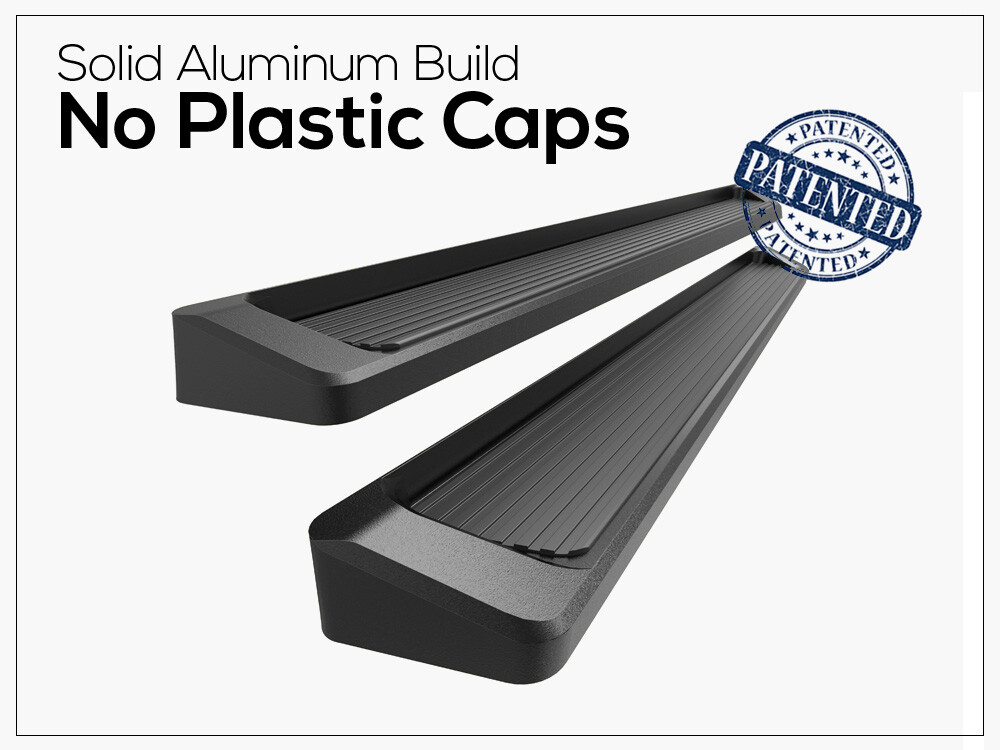 Running Board Style Side Step 6in Black Fit Ford Expedition EL 07-17