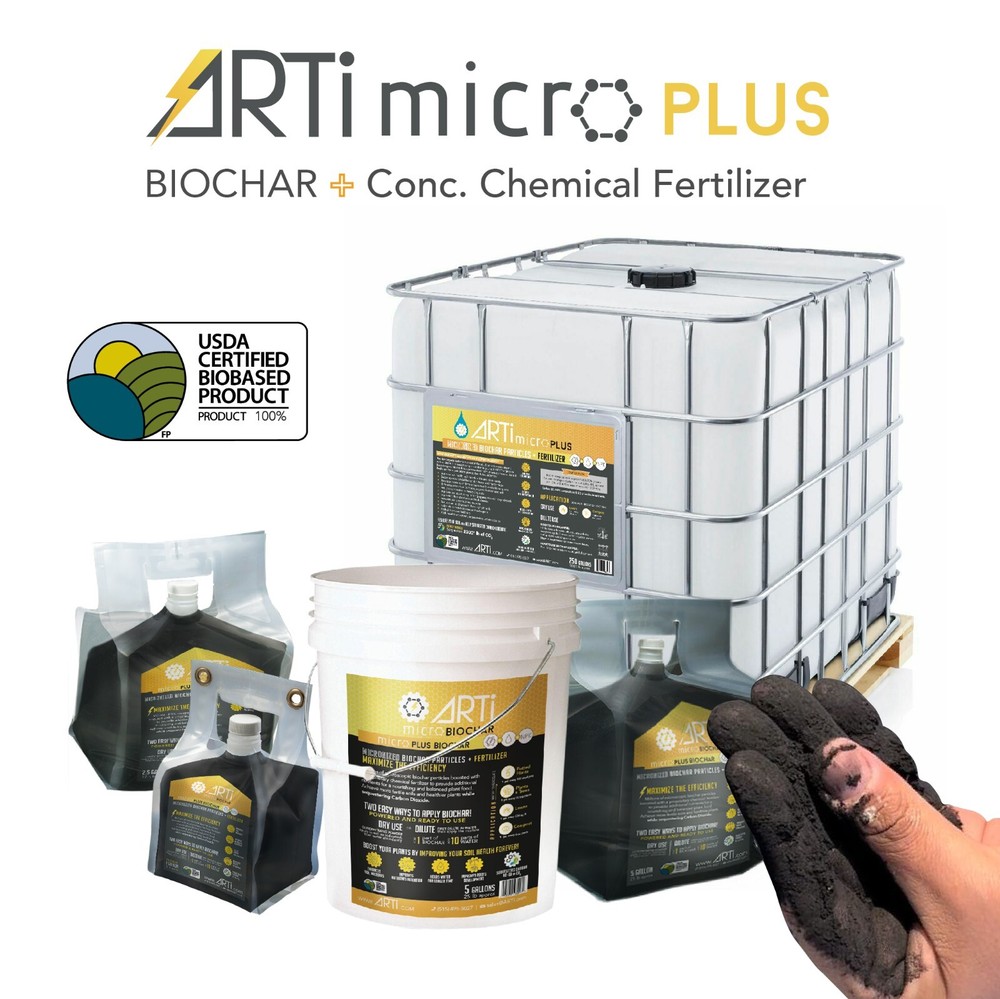 ARTi Micronized Biochar (MicroPlus)