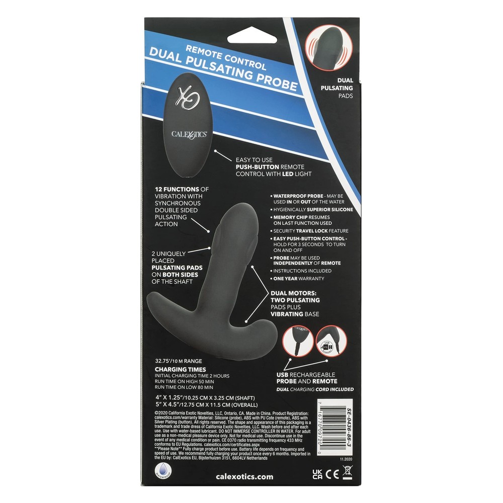 CalExotics SE-0436-86-3 Eclipse Remote Control Dual Pulsating Probe