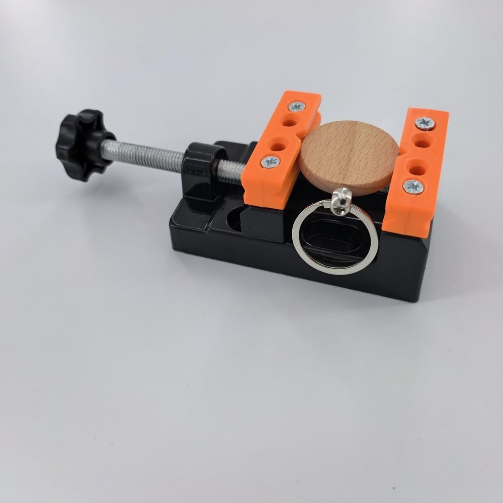 BUYSK Mini Bench Vice Clamp Flat Opening Parallel Table Multicolor