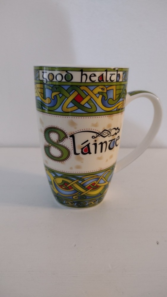 Irish Weave Ceramic Mug with Slainte One Mug