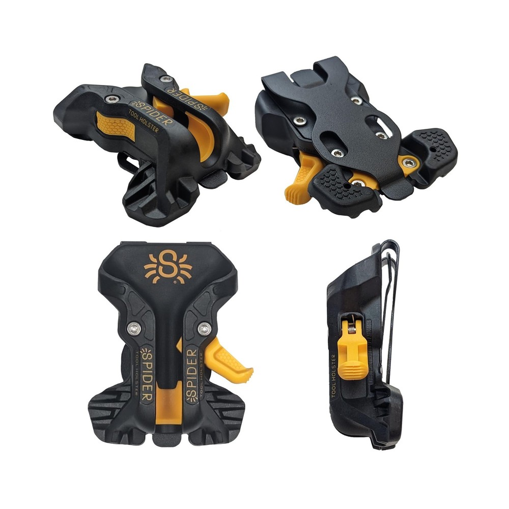 Spider Pro Tool Holster - Upgraded, Self Locking, Quick Draw Universal Tool H...