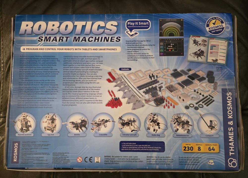 Thames & Kosmos - Robotics Smart Machines Engineering Kit - Model 620375 - New