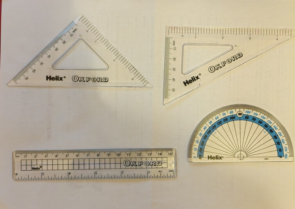 Oxford Helix Set of Mathematical Instruments