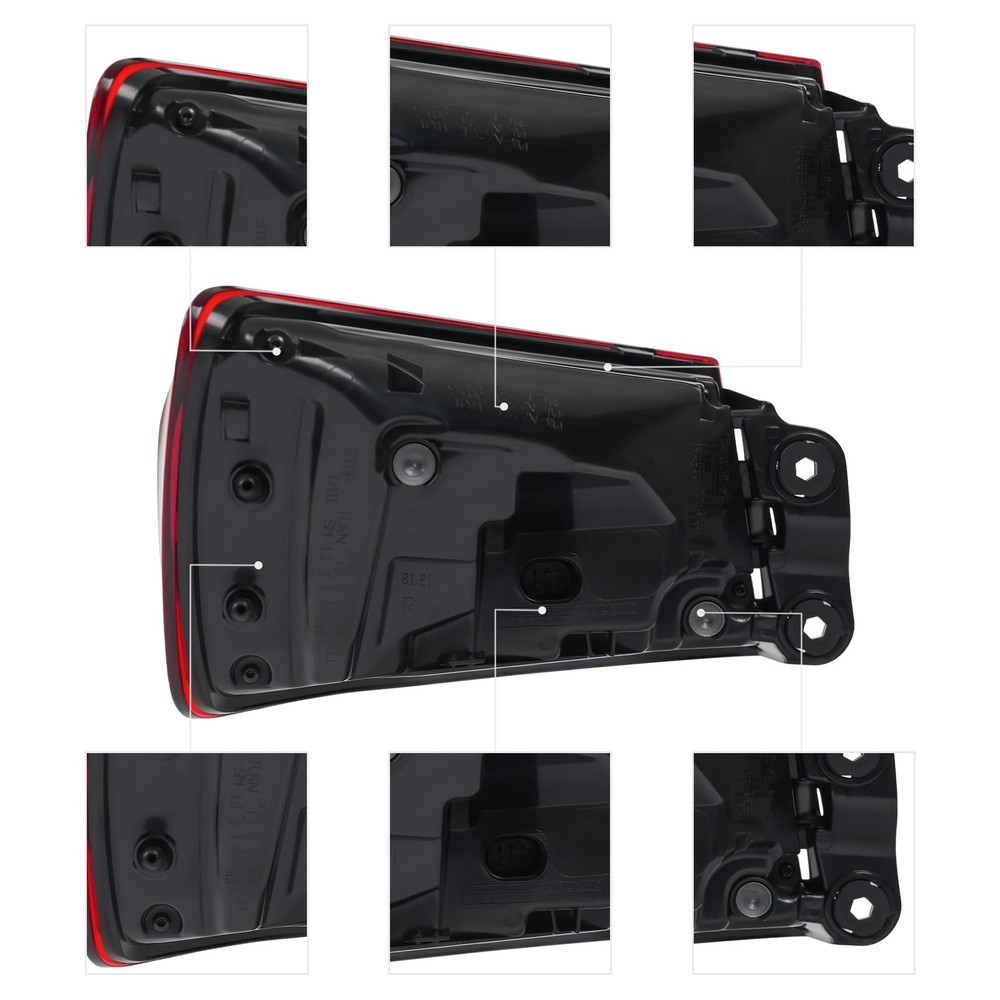 LED Tail Light Assembly Right Passenger Side for 2015-2016 A3 Easy Plug Play
