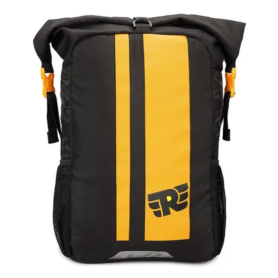 THIK & THIN STRIPES "ROLL TOP YELLOW BACKPACK"
