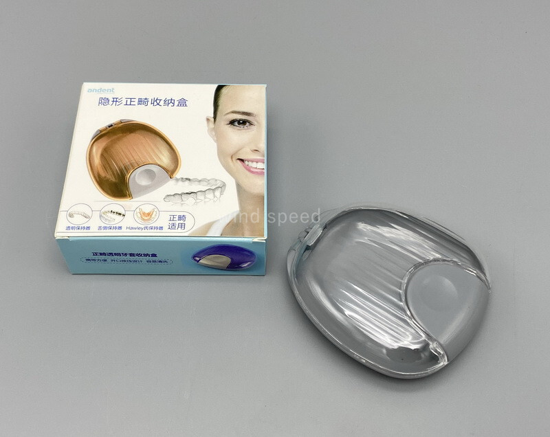 Dental Lingual Retainer Denture Storage Case Box Aligner Mouthguard Container