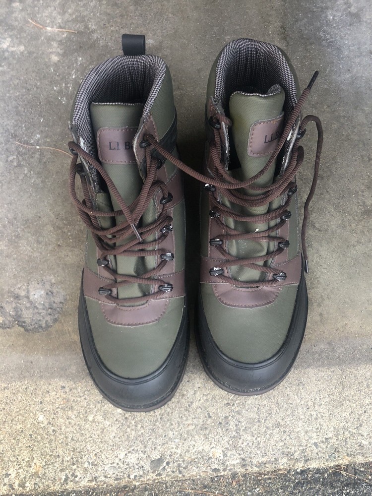 Ll Bean Stud / wading boots, 11, barely worn. Comfortable! PRICE DROP!