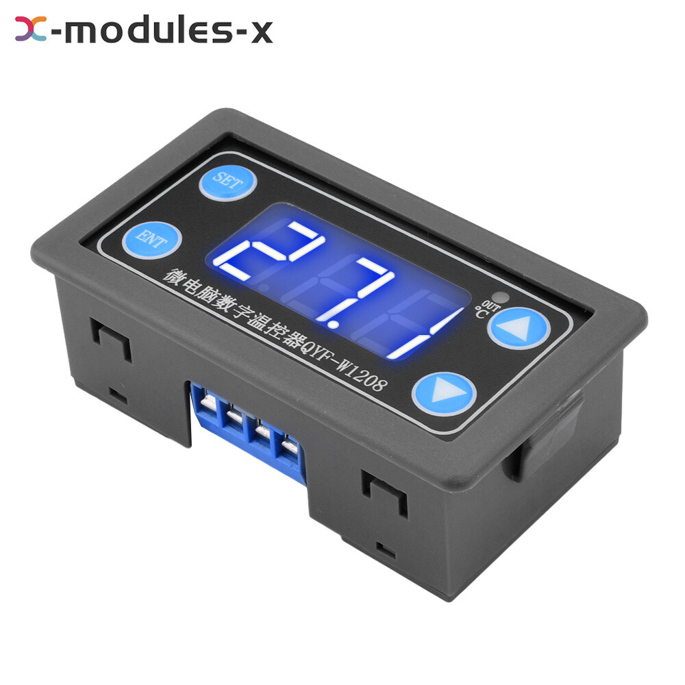 DC 12V 24V Microcomputer Digital Thermostat Temperature Controller QYF-W1208