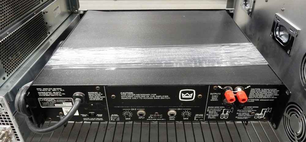 CROWN MICRO-TECH 600 Professional Power Amplifier - Unit Only