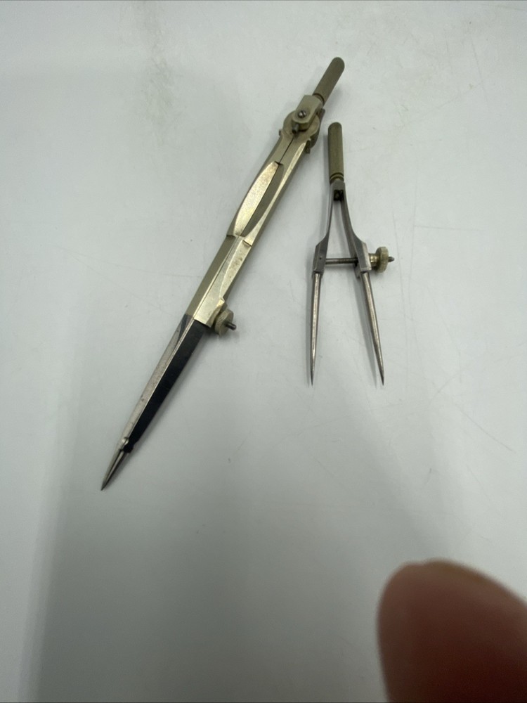 Vintage Ecco Germany Drafting Compass Nice Shape