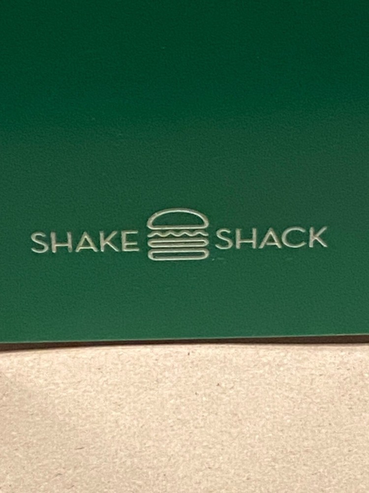 Shake Shack #20 Plastic Green Table Tent *Pre Owned* rrr1
