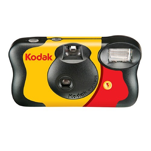 2 x Kodak FunSaver One Time Use Camera with Flash, 27 Exposure