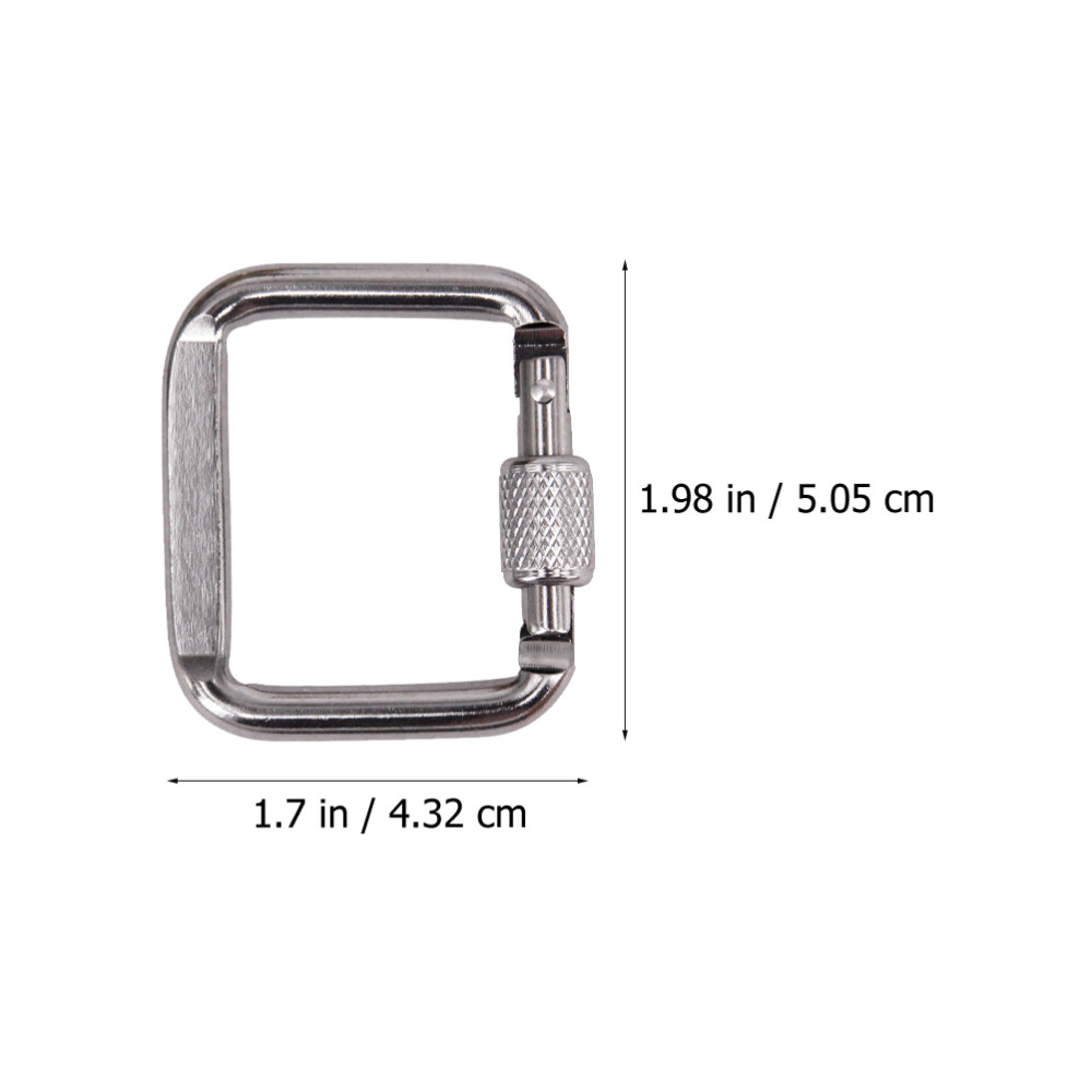 Keychains Spring Snaps Buckle Quick Link Carabiner Safety Locking