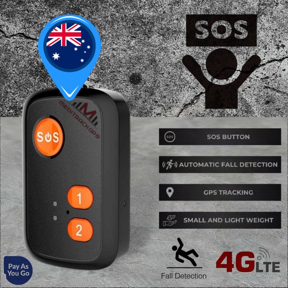 MediTrackGPS® 4G Personal GPS Tracker for Elderly with SOS & Fall Detection MT51