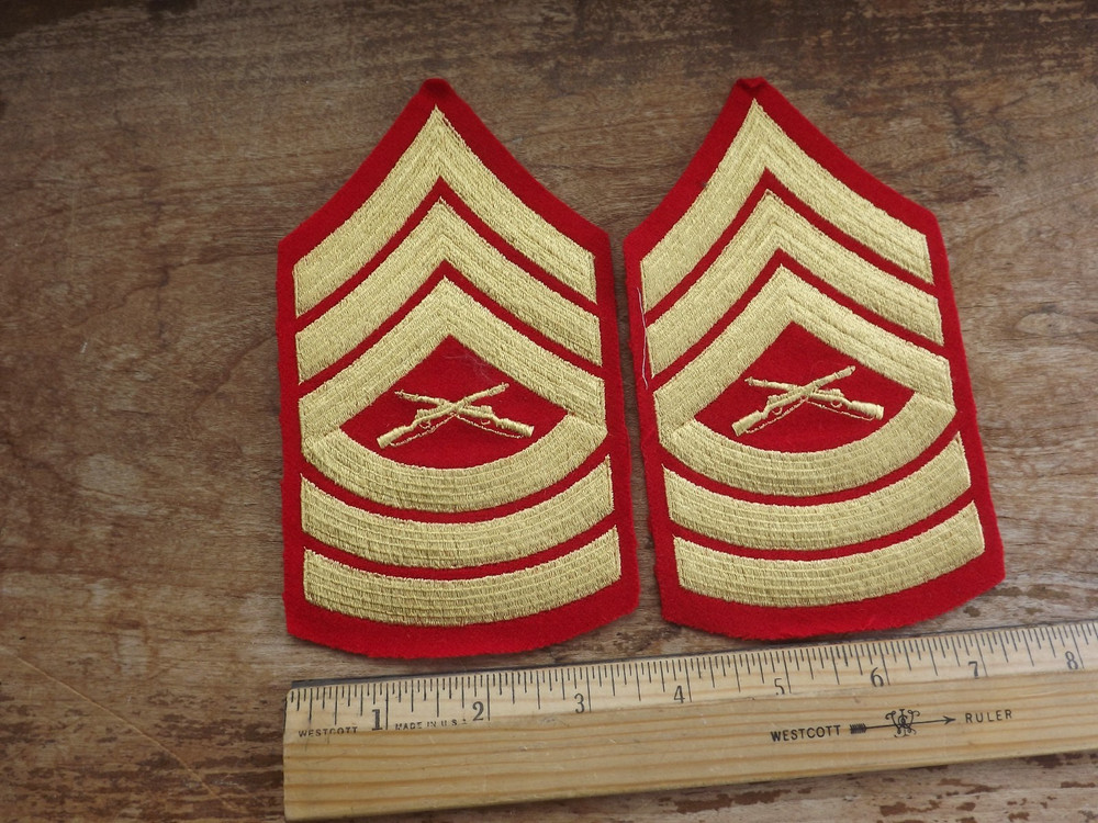 Pair, USMC Master Sergeant Dress Chevrons - INV# C1630