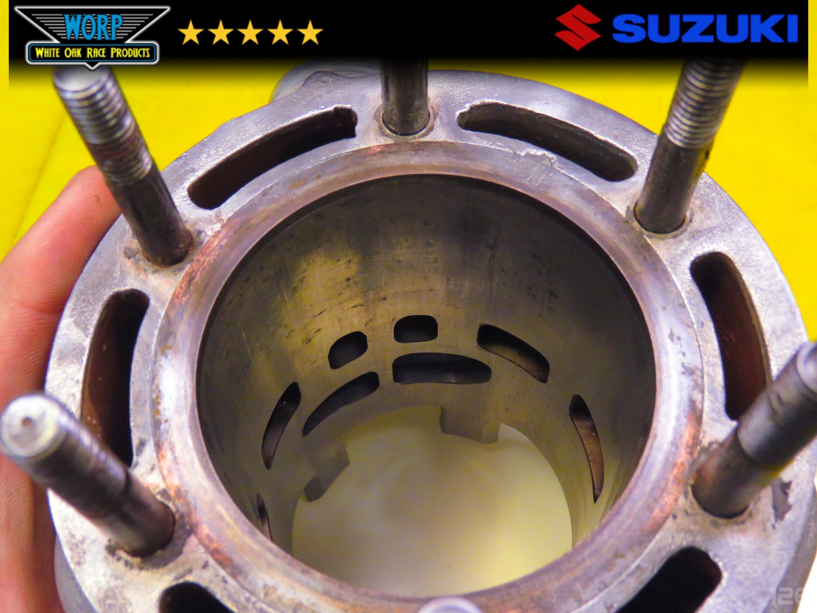 1986 SUZUKI LT250R ENGINE CYLINDER BARREL JUG TOP END + PISTON 70MM 85-92